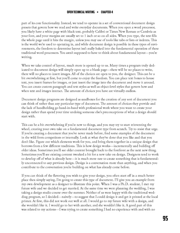 Open Technical Writing - New Page